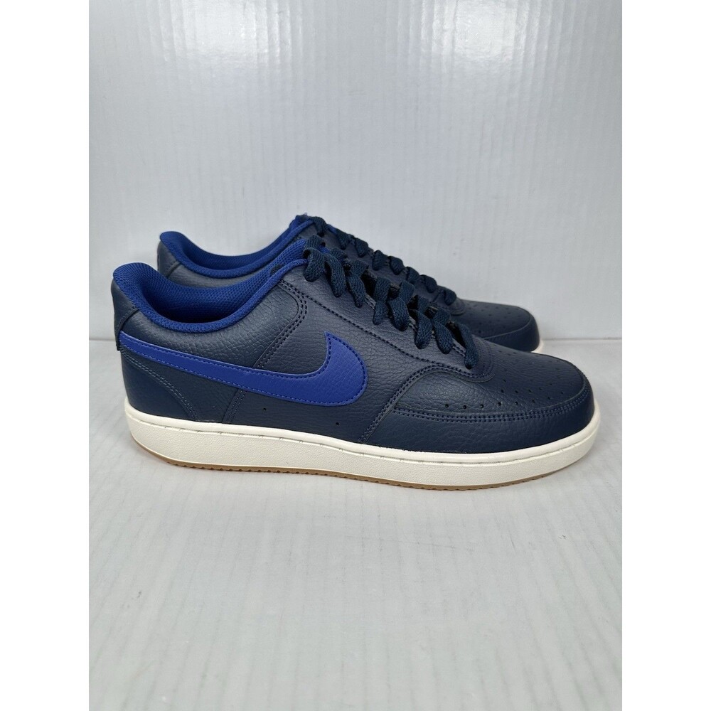 Size 9 Nike Court Vision LO Mens Shoes Trainers CD5463-400 Navy Blue NEW